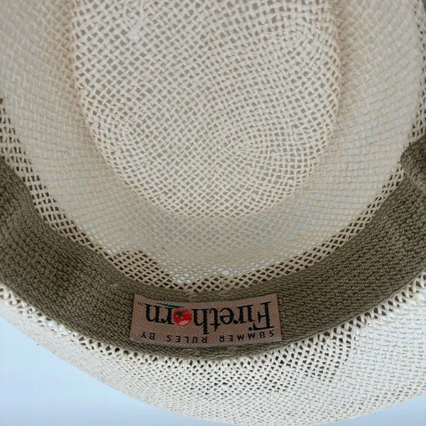 Pelican Hill‎ Golf Club Straw Hat Ribbon Flower Accent Resort Style - Image 11