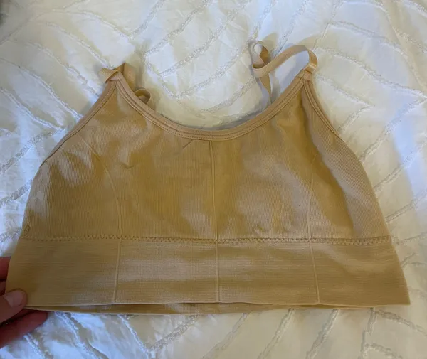 Light Yellow Yoga Top Size XS - Image 3