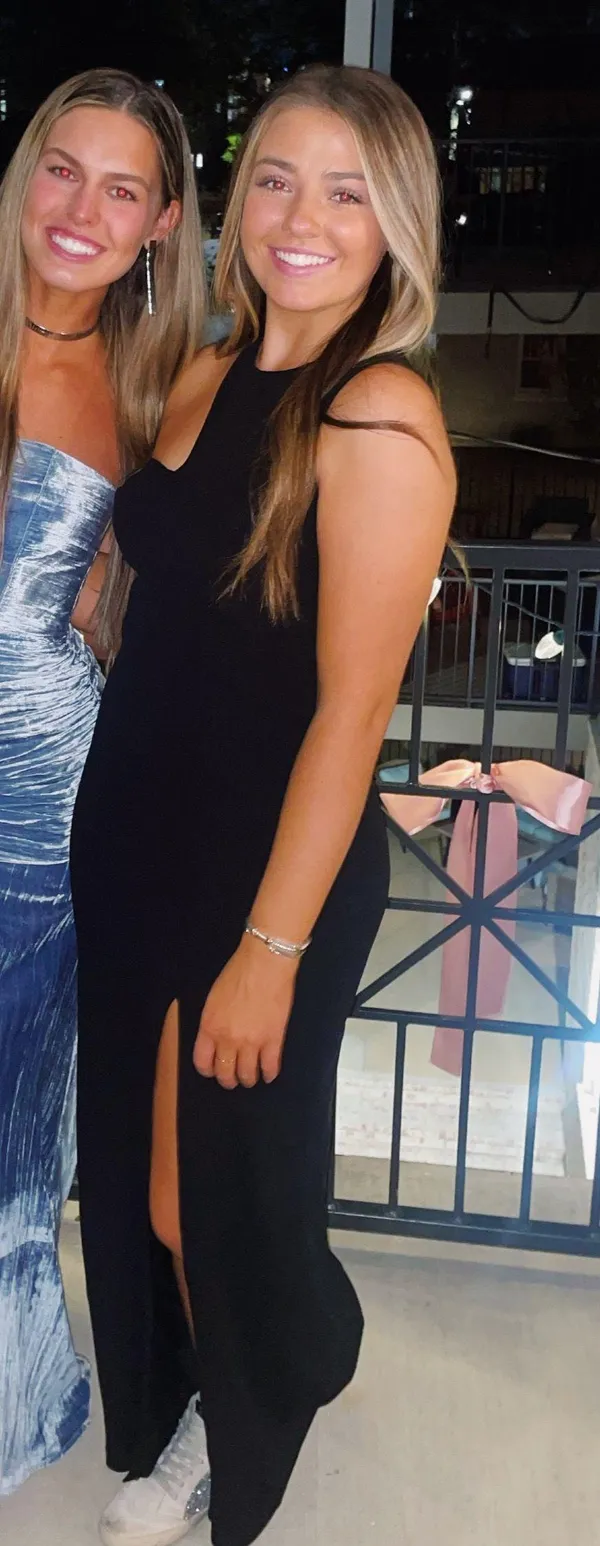 Black Formal Dress Size M - Image 2