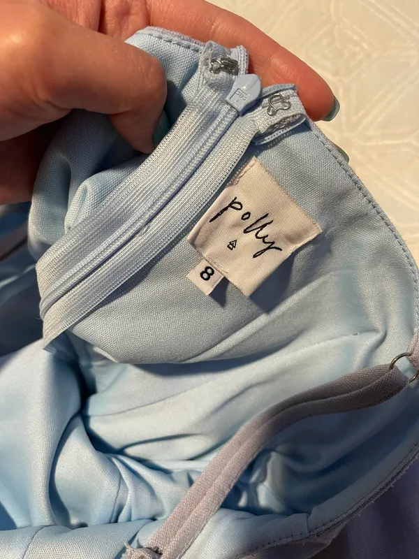 Polly Blue Dress - Image 5