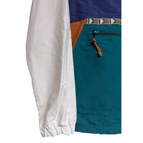 L.L.Bean Mountain Classic Anorak‎ Jacket Multi Teal Indigo Women's Size Small - Image 7