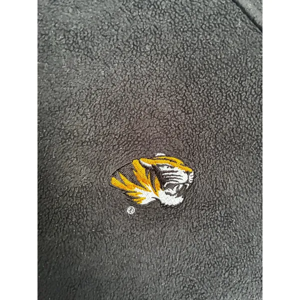 Columbia Mizzou Tigers Fleece Jacket Women’s Small Black Full Zip Embroidered - Image 4