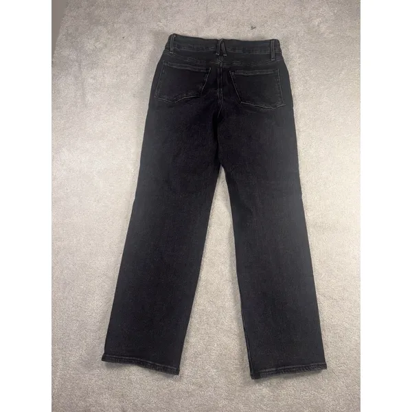 good american good legs straight jeans black 12/31 - Image 6