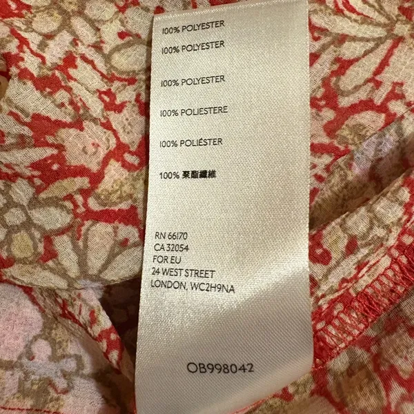 NWT Feeling Groovy Maxi Dress in red & cream - Image 12
