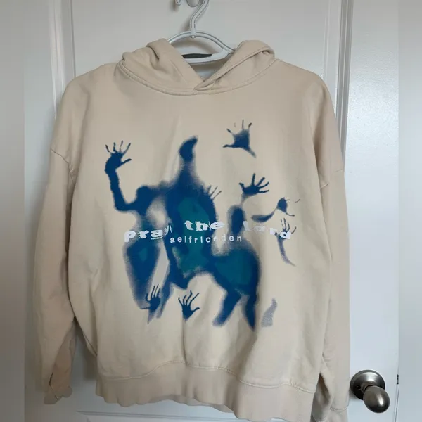 Aelfric Eden Abstraction Shadow Print Hoodie Small - Image 3