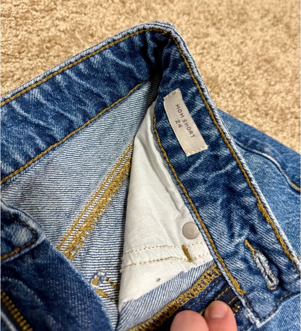 PacSun Indigo Mom Shorts - Image 4