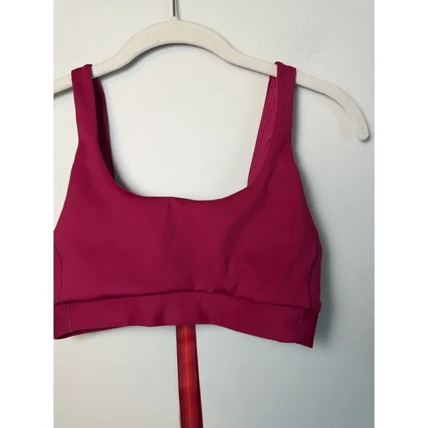 Left On Friday Double Scoop Hot Pink Bikini Top Sz S NWT - Image 3