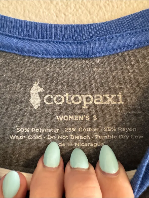 cotopaxi Tee - Gray & Blue - Image 2