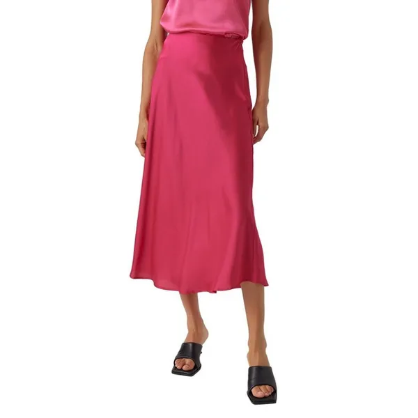 Vero Moda Pink Heart Oli 7/8 High Waist Long Slip Skirt size Medium - Image 8