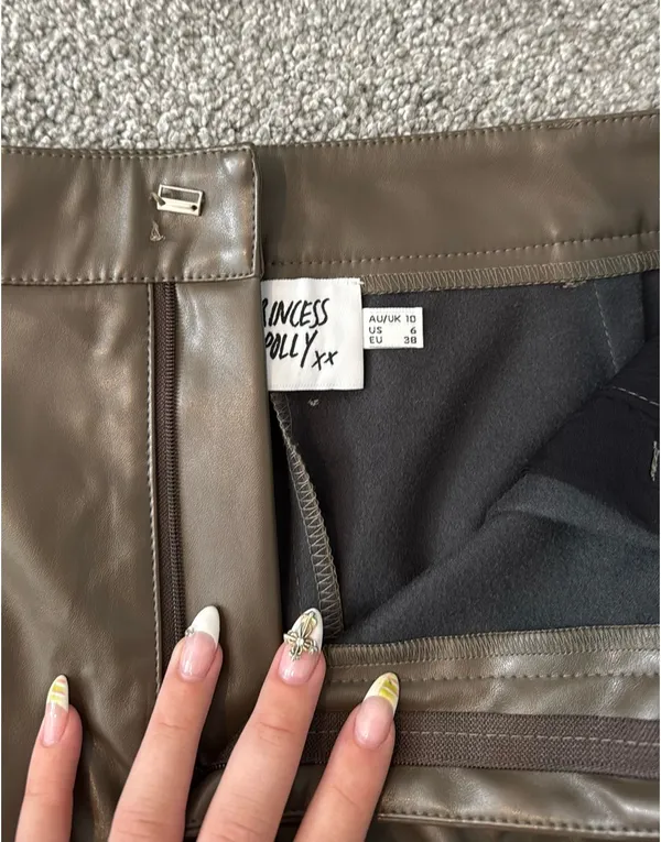 princess polly leather shorts - Image 2