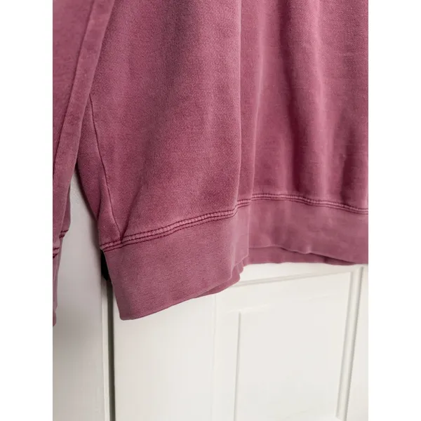 US Vintage Collection Mauve Pink Garment Dyed Crewneck Sweatshirt Large - Image 9