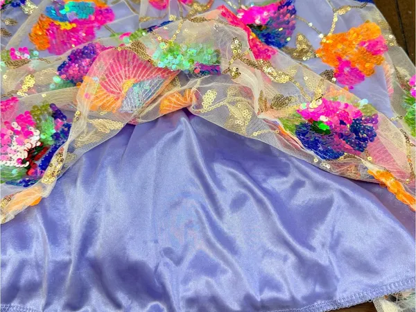 Multicolor Floral Sequin Mini Dress Size S Halter Open Back Party Dress NWOT - Image 7