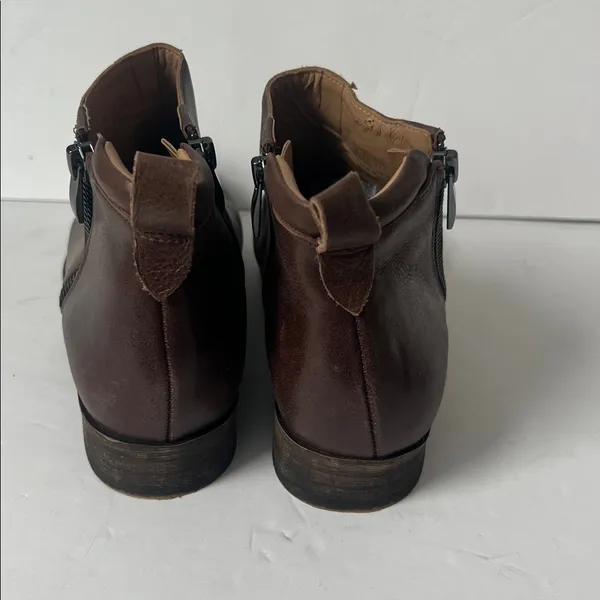 Franco Sarto Keegan Boot Brown Leather Bootie Women’s Size 7.5 > - Image 4