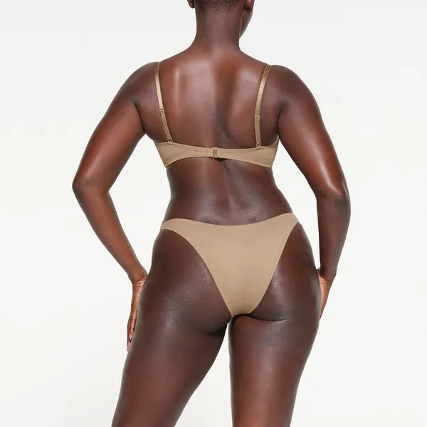 SKIMS NWT Micro Corset Bikini Top - Desert and Bottom cheeky tanga size S - Image 7