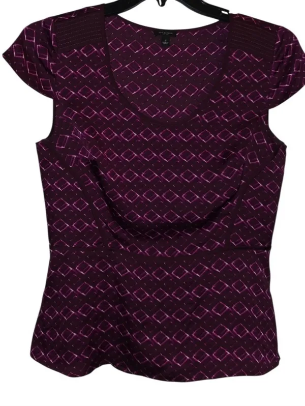 Ann Taylor Short Sleeve Blouse Size 8 - Image 2
