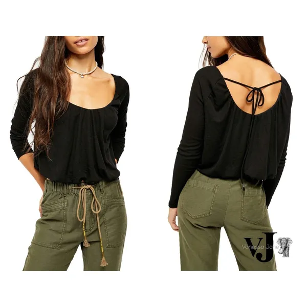 Free People Bondi Blouson Thermal‎ Top Small - Image 2