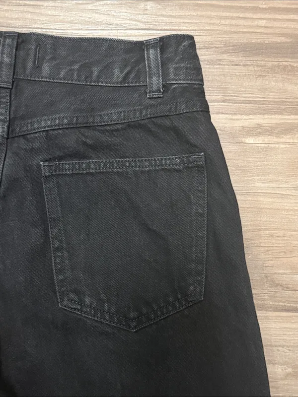 Madewell The Cleo Straight Jeans 26 Fits 28x29 Black Rinse $148 - Image 6