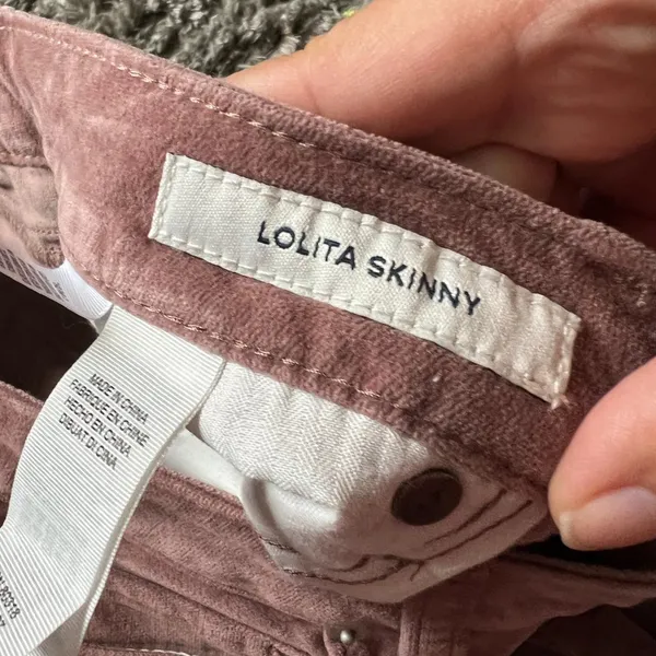 Lucky Brand Lolita Skinny pink‎ blush jeans size 4 - Image 8