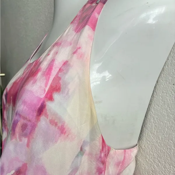 Cynthia Rowley 100% Silk Multicolors Abstract Dress 8 - Image 14