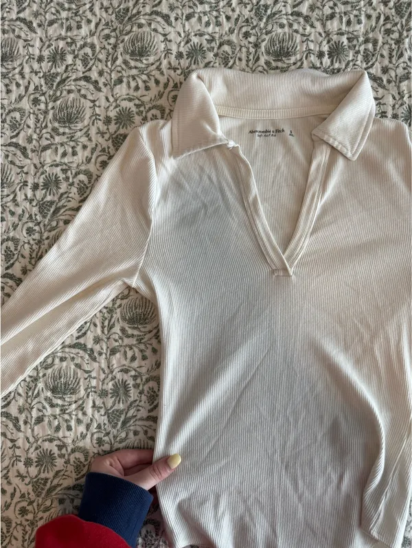 Abercrombie Bodysuit White - Image 2