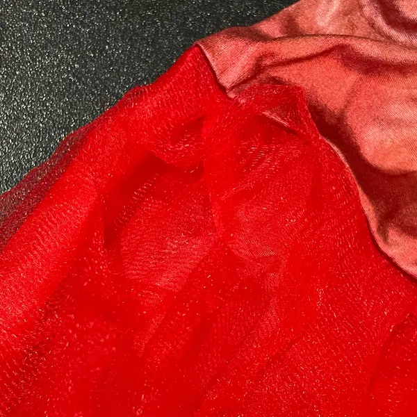 Red Petticoat Halloween Costume Tulle Skirt - Image 6