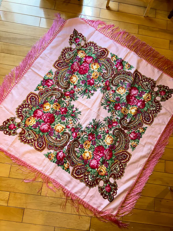 Pink floral wrap - Image 2