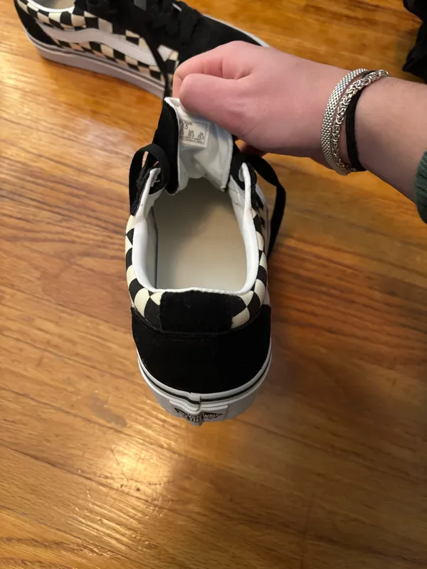 black and white vans sneakers - Image 4