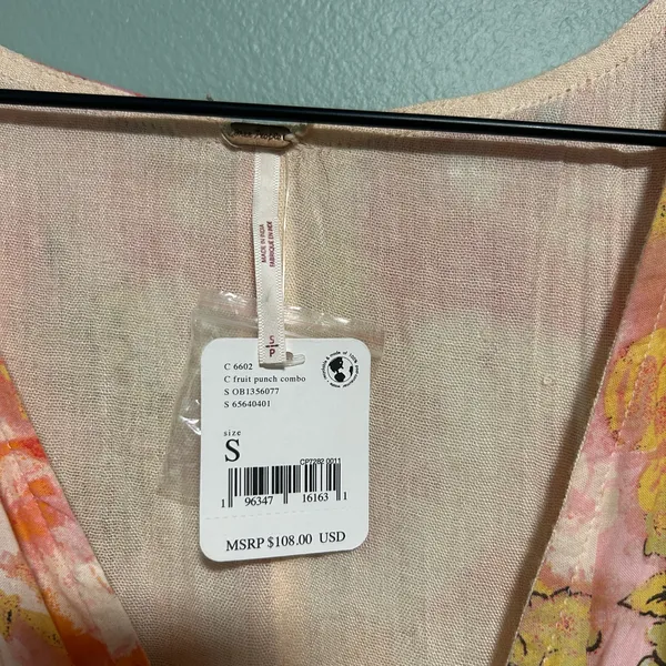 Free People Mini Dress Freddie Tie - Image 3