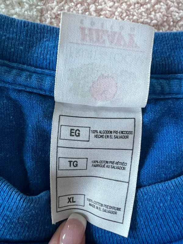 Tee Blue Size XL - Image 4