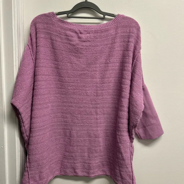 Pilcro Lavender Oversized Dolman Knit Sweater - Image 3