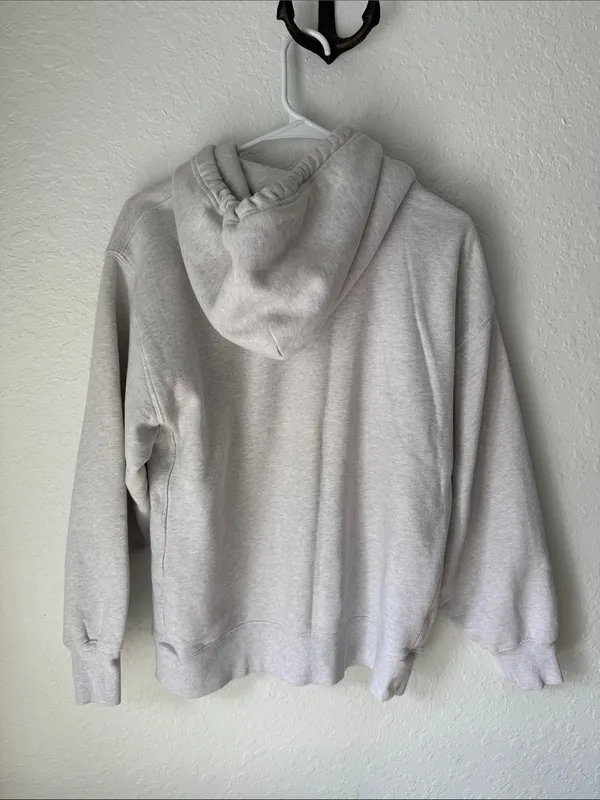 TNA Light Gray Pullover Hoodie Size Small - Image 4