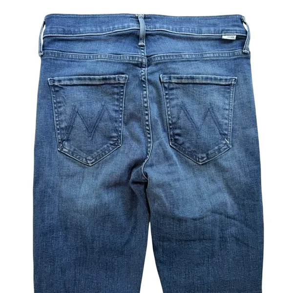 Mother Denim Mid Rise Dazzler Ankle Size 26 Nothing Between Us Blue Stretch - Image 8