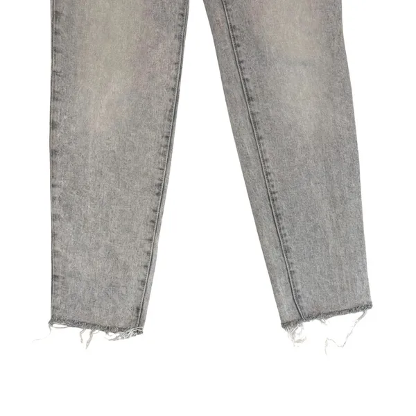 Old Navy Womens 00 Jeans Gray OG Straight High Rise Secret Slim Pockets - Image 3