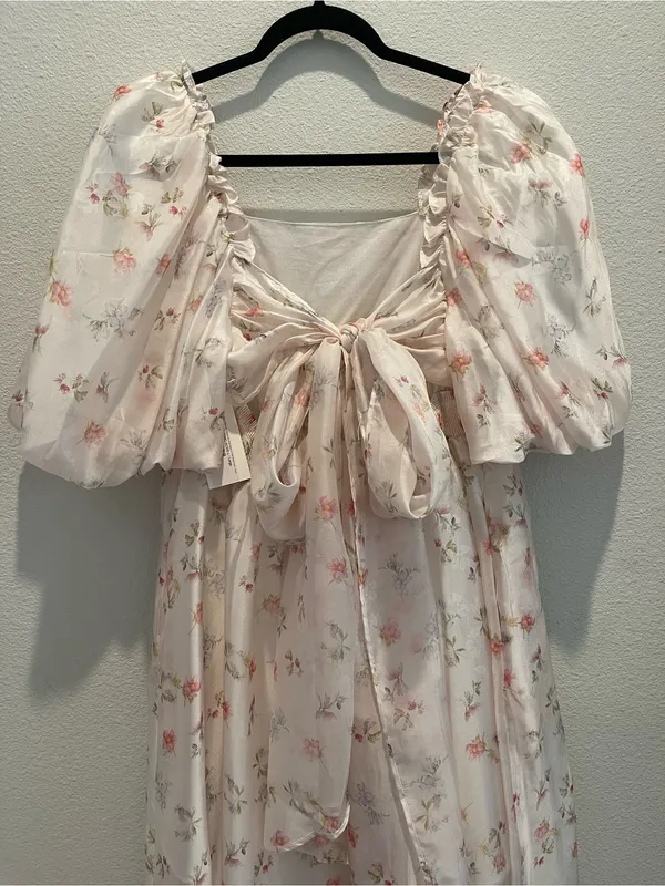 NWT Worth Collective Melody Maxi Dress Size Large L Pink Floral maternity - Image 5