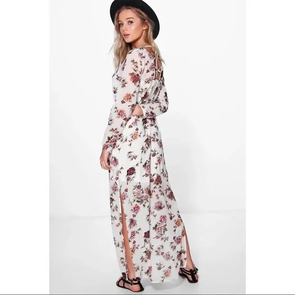 ✨Marlin Floral Cage Back Maxi Dress✨ - Image 2