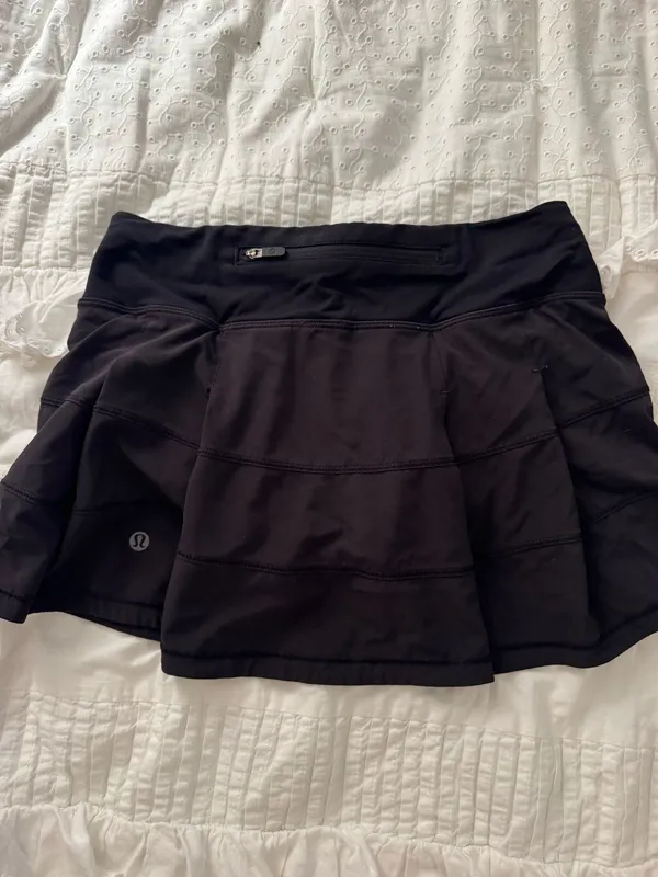Lululemon Pace Rival Mid-Rise Skirt Black - Image 6