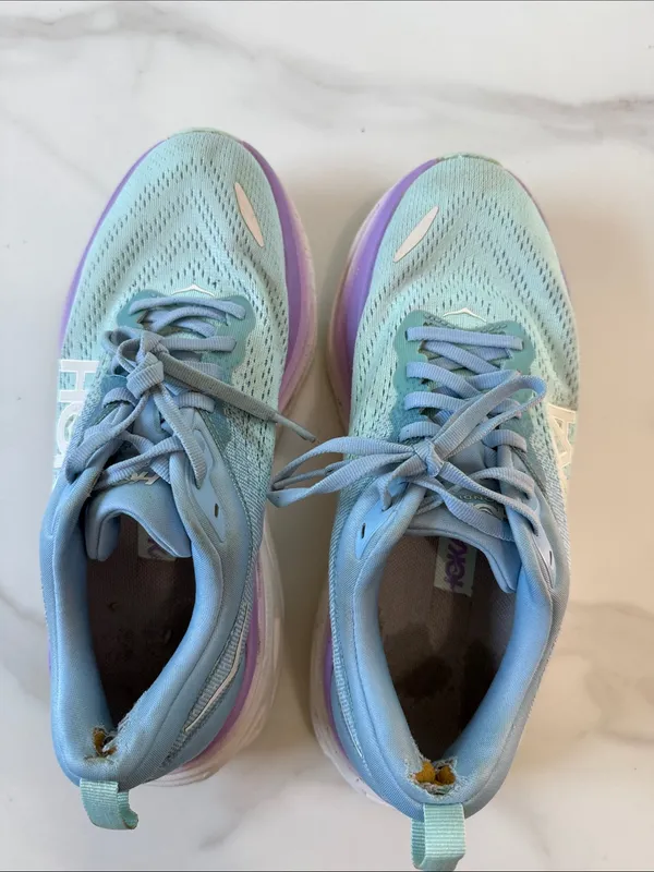 Hoka Pastel Mint & Lavender Women’s Running Sneakers - Image 4