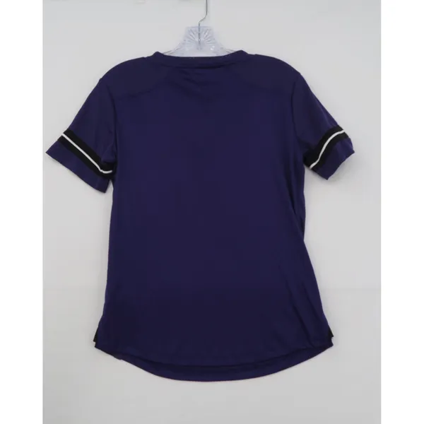 Fanatics Baltimore Ravens Womens Purple Lace Up Rhinestone Jersey Shirt Small - Image 6