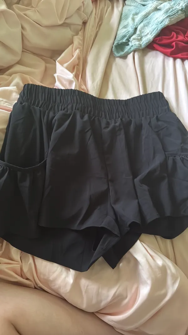 Black Amazon Athletic Shorts - Image 5