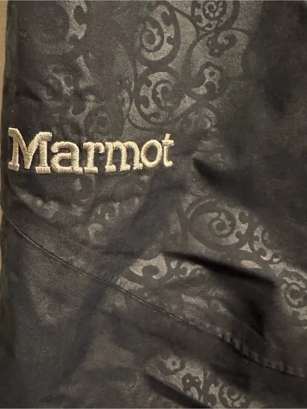 Marmot Women’s M Black Floral Insulated Snow Ski Pants Zip Pockets - Image 5