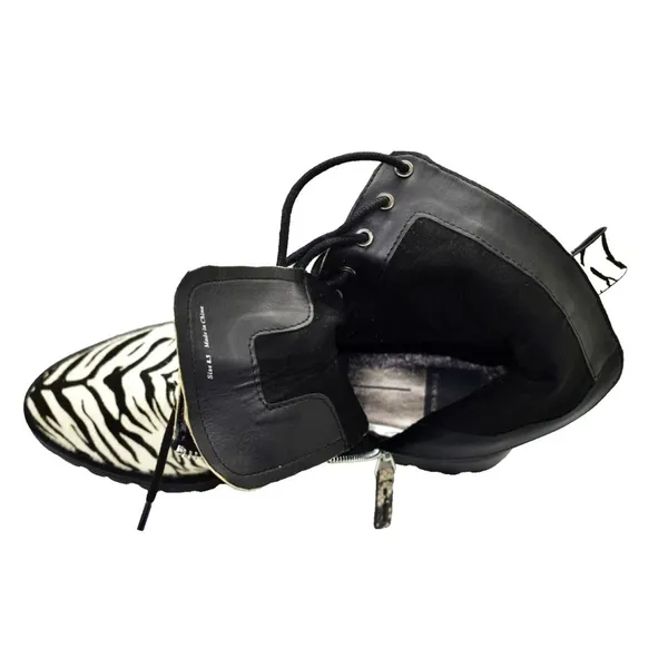 Dolce Vita Zebra Print Lace-Up Ankle Boots Women’s 7.5 - Image 4