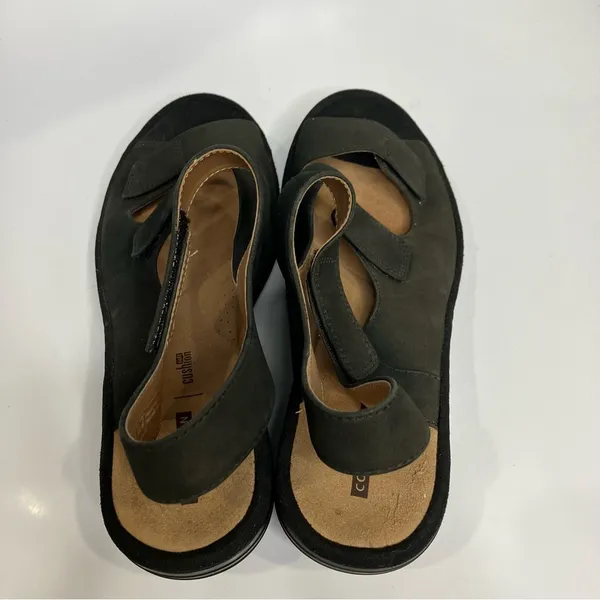 Collection by‎ Clarks Reedly Juno black wedge Sandals women’s size 10 - Image 6
