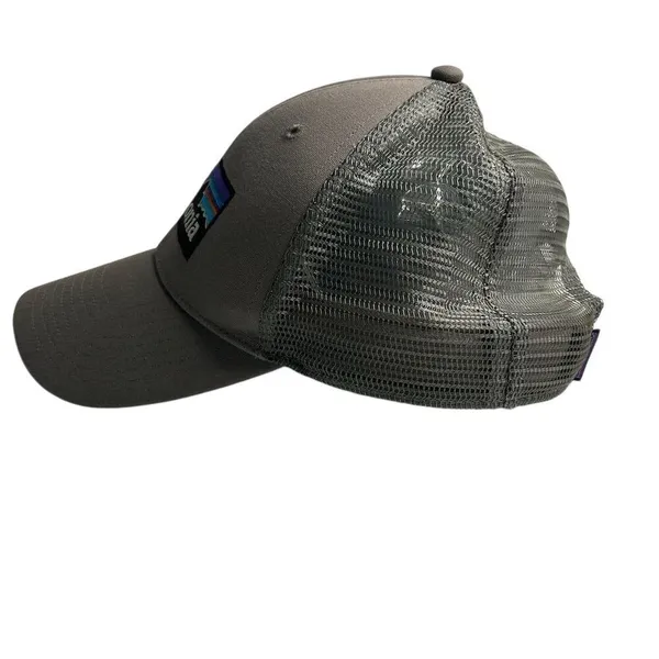 Patagonia Unisex Gray Trucker‎ Cap Snapback Mesh Hat Casual - Image 6