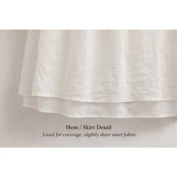 Maeve by Anthropologie‎ White Gauze Dress – Size Small - Image 7