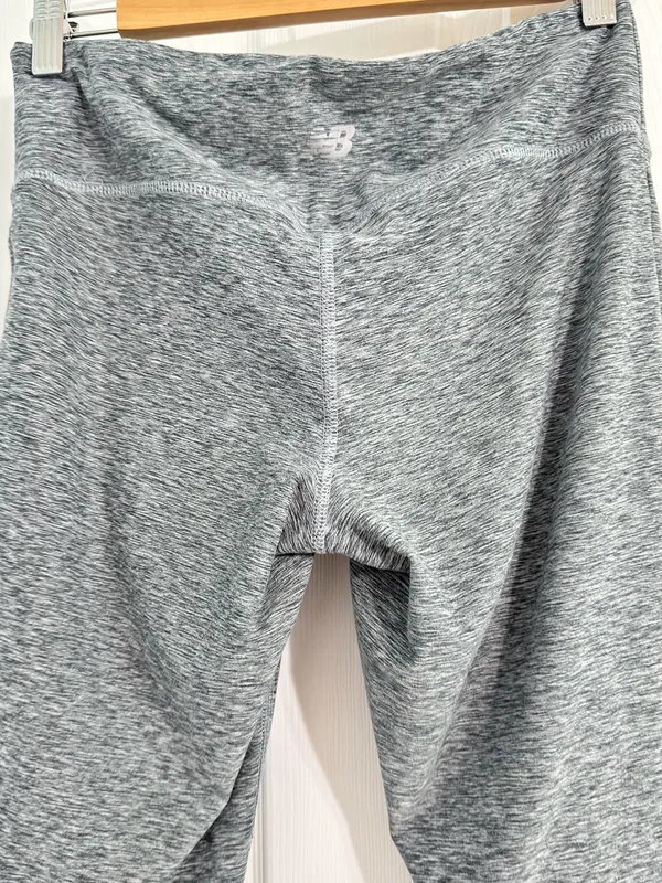 New Balance NBDry Gray Space Dye High Rise Athletic Leggings Women’s Medium M - Image 5
