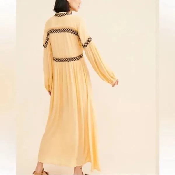 Raga Yellow LongSleeve Maxi Dress(Size XS) - Image 2