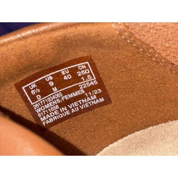 Woman's Loafers Clarks Cinnamon Brown Juliet Aster Loafer Size 9 - Image 11