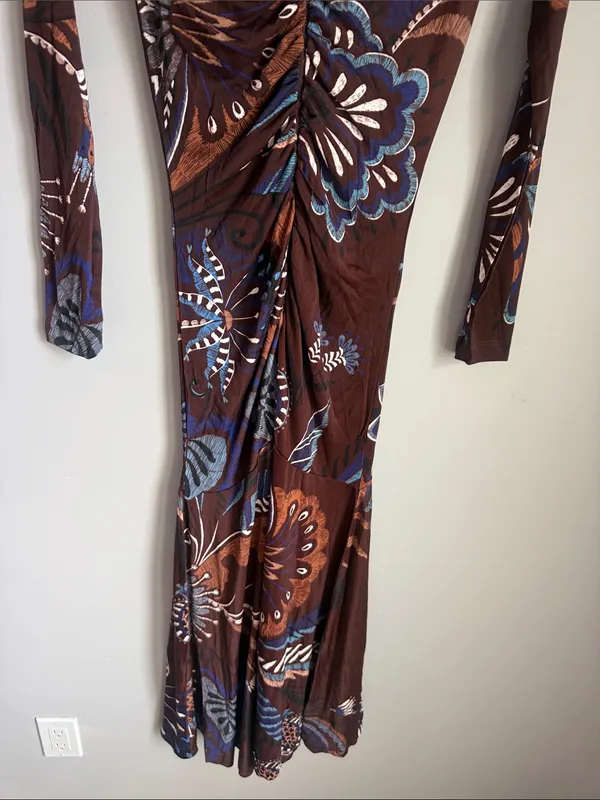 NWT FARM Rio Delicate Garden Long Sleeve Maxi Dress XS - Image 12