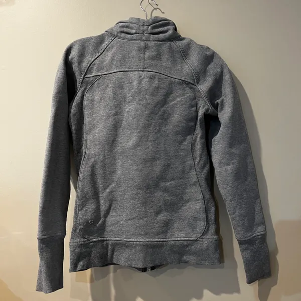 cozy Cuddle Up Jacket Women’s 4 Grey Full Zip - Image 5