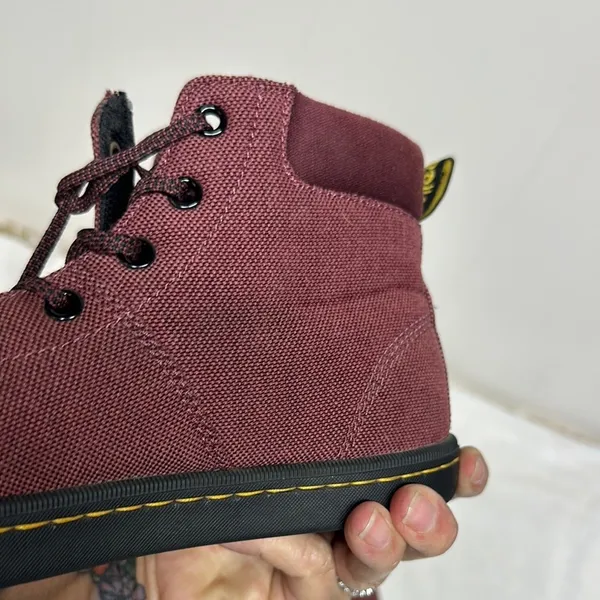 Dr. Martens Women's Shoes Red 7M Maegley Soft Wair Lace Up AW004 Boots - Image 7
